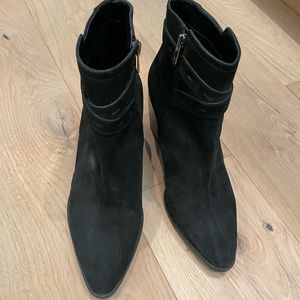 Naturalizer Boots, 12W, black suede